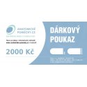 Dárkový poukaz v hodnotě 2000 Kč